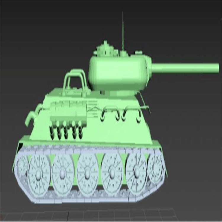 广河充气军用坦克模型